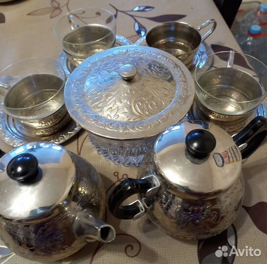 Мельхиоровый сервиз