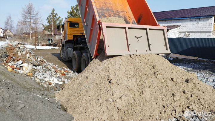 Заказать с доставкой Щебень, отсев, скала, торф