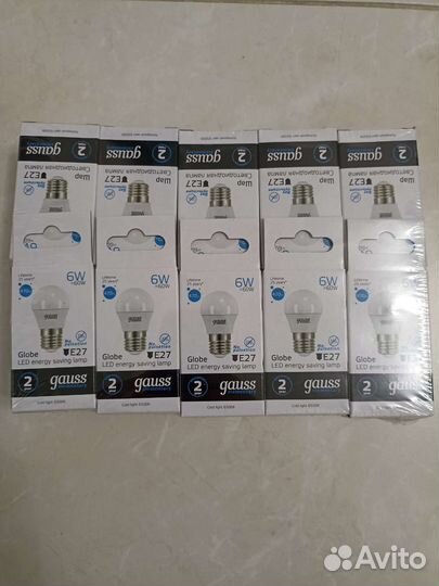 Лампы Gauss LED Elementary G45 6W E27 470 lm 6500k