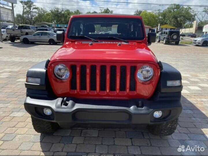 Jeep Wrangler 3.6 МТ, 2021, битый, 22 676 км