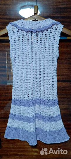 Платье вязаное крючком