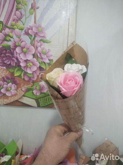 Букеты из мыла