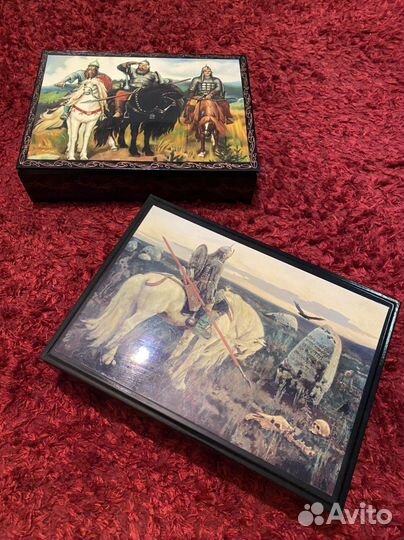 Подарочный набор-рюмки в шкатулке