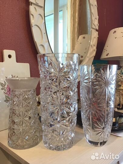 Хрустальные вазы СССР