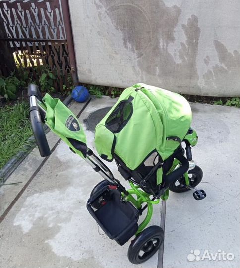 Детский велосипед с родительской ручкой