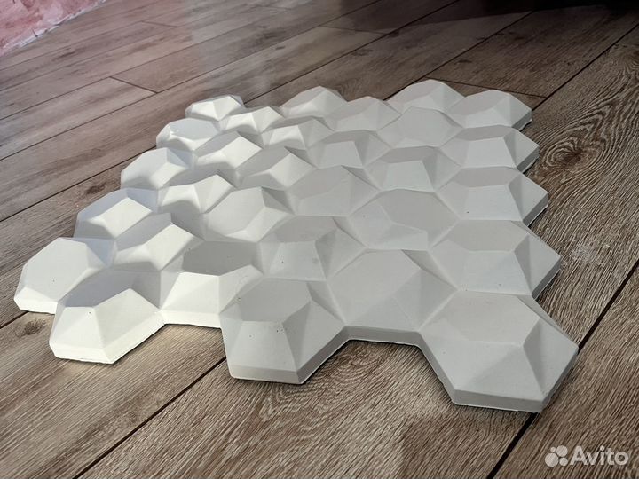 3D гипсовые панели + форма для заливки