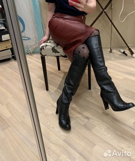 Сапоги Ботфорты Stuart Weitzman 38,5