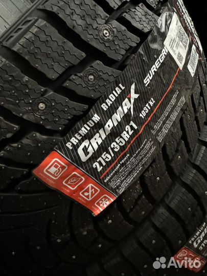 Gripmax SureGrip Pro Ice 315/30 R21 и 275/35 R21