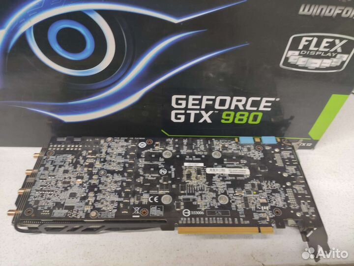 Gigabyte GTX980 4гб (артефачит)