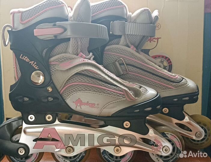 Ролики женские, подростковые 36,37,38,39размер