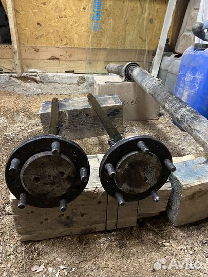 Полуоси волга газ 21, барабаны в сборе (газ 24)