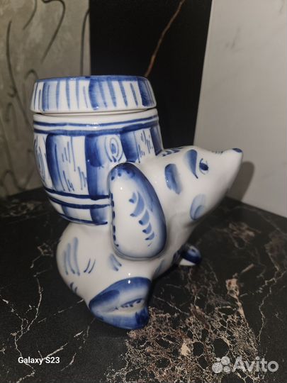 Фигурки животных гжель