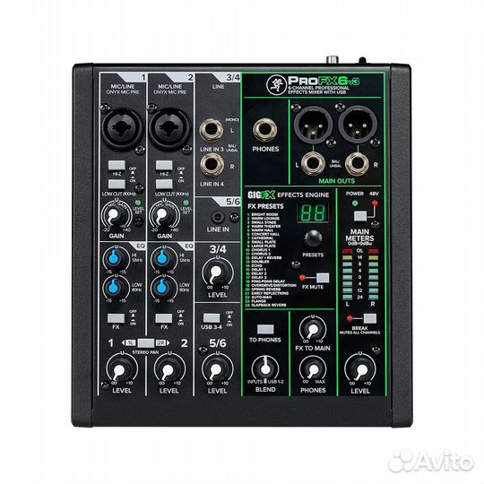 Mackie profx6V3 микшер с процессором эффектов
