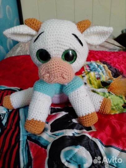 Мягкая игрушка заяц ручной работы