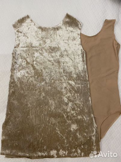 Боди+платье для показательных выступлений (художес