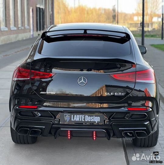 Диффузор для Mercedes GLE Coupe 63 AMG