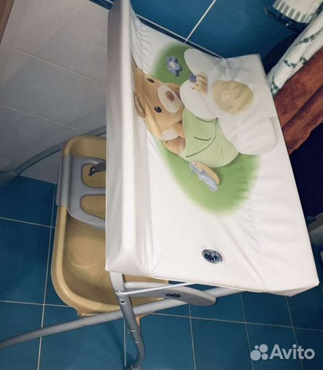 Пеленальный столик с ванночкой Cam