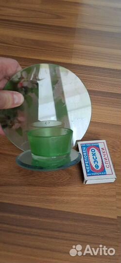 Подсвечники разные. стекло