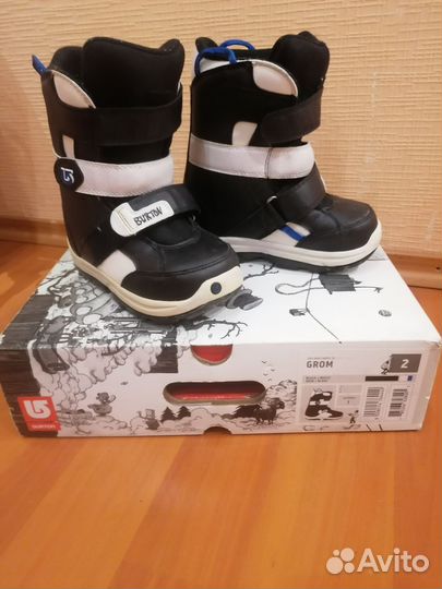 Ботинки для сноуборда burton детские