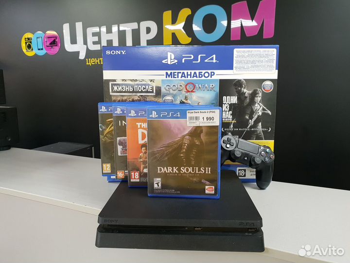 Игровая приставка Sony PS 4 Slim 500 Gb + 6 Игр