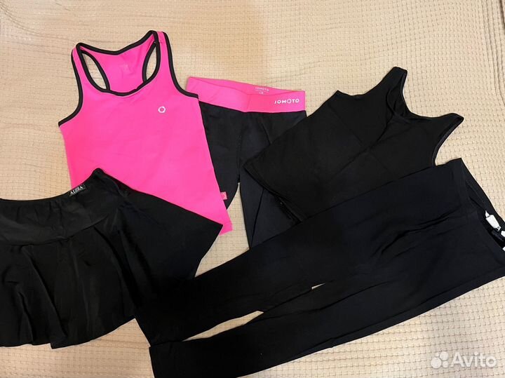 Купальник новый 134 майка легинсы юбка