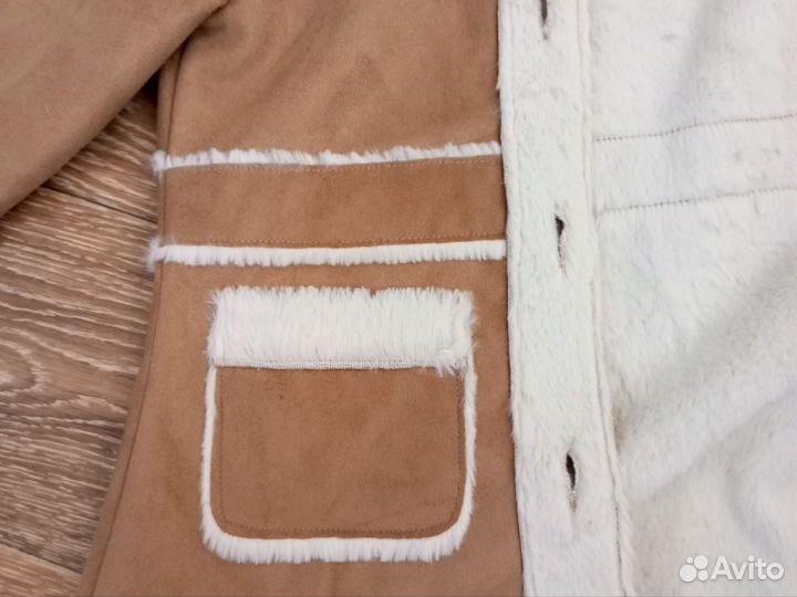 Дубленка весенняя детская 128