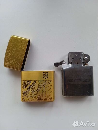 Зажигалка бензиновая кремневая