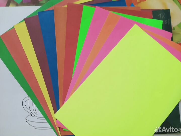 Цветная бумага и картон