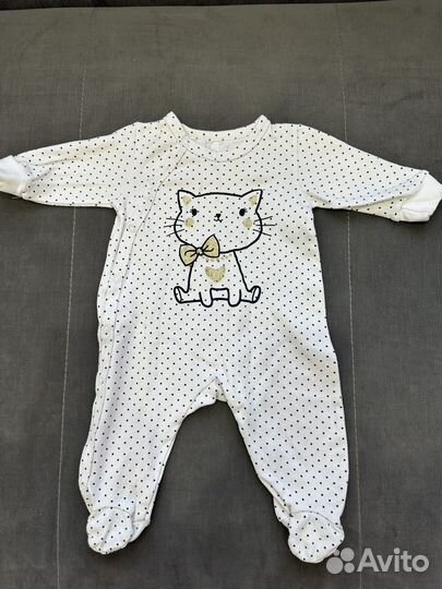 Пакет одежды на девочку 0-3 мес