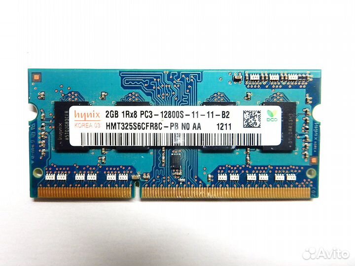 Hynix 2GB 1Rx8 PC3-12800S-11-11-B2