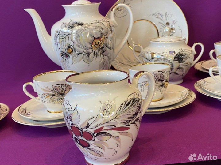 Кофейный сервиз лфз/ифз Жемчужный