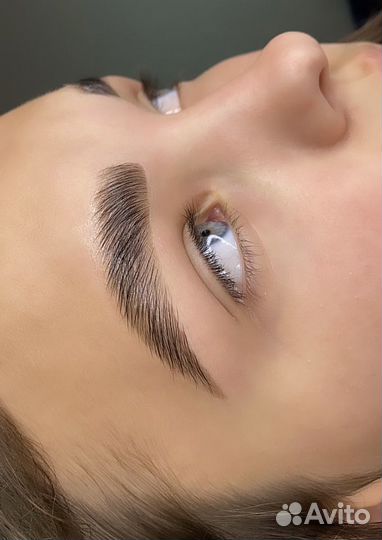 Окрашивание бровей. Долговременная укладка