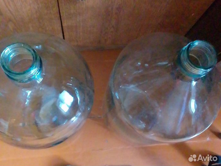 Бутыль стеклянная 20 литров и 10 литров