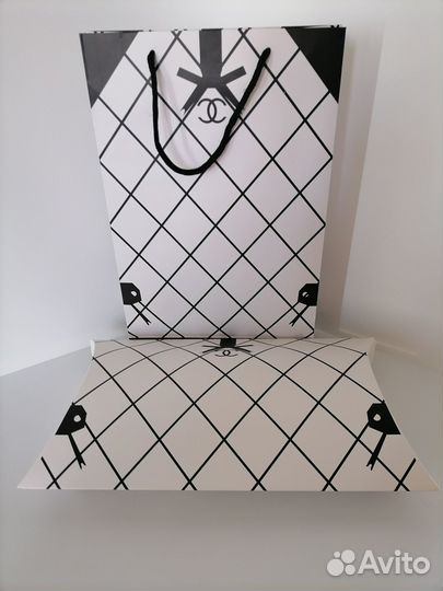 Пакет подарочный Chanel/Шанель с тубусом, новый
