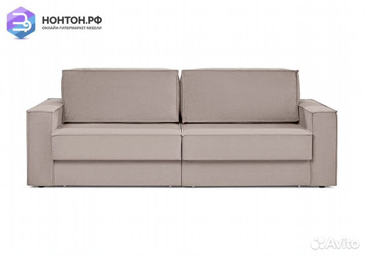 Диван еврокнижка двухместный Тревис бежевый