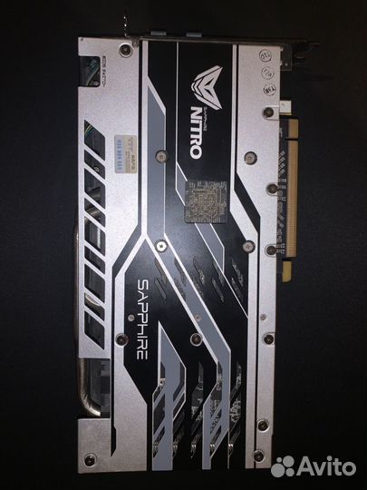 Видеокарта rx580 8gb sapphire nitro +