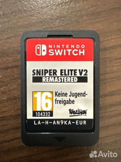 Игры для nintendo switch Sniper Elite v2