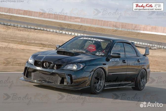 Передний бампер ZeroSports для Subaru Impreza STI