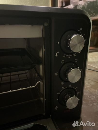Электрическая мини печь-духовка с конвекцией