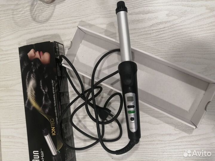 Щипцы плойка для волос Braun браун