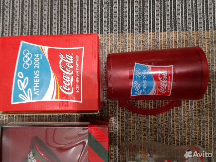 Лот Coca cola игрушки стакан и кружка