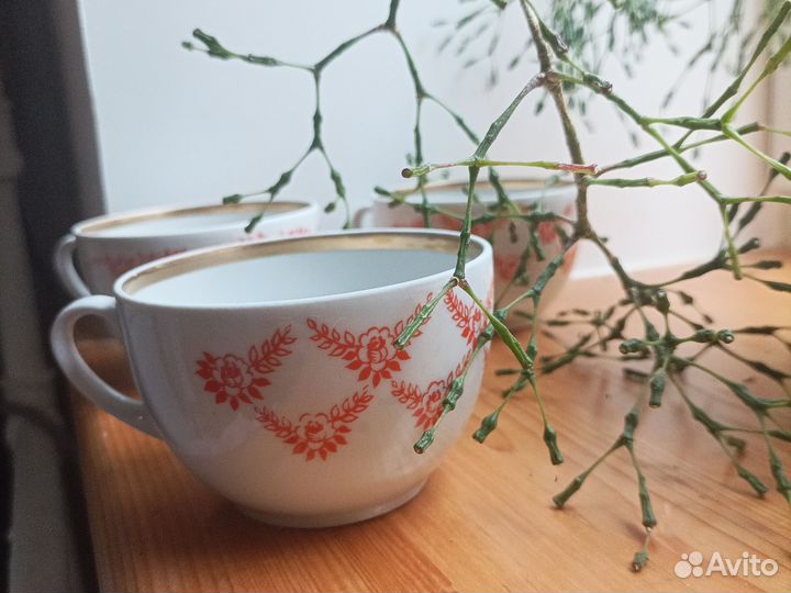 Чайные чашки СССР кофейные кружки СССР фарфор