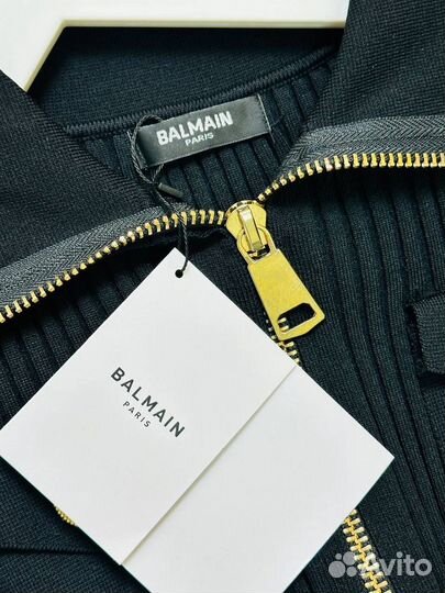 Джемпер на молнии Balmain