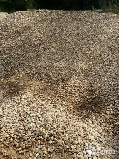 Щебень, песок