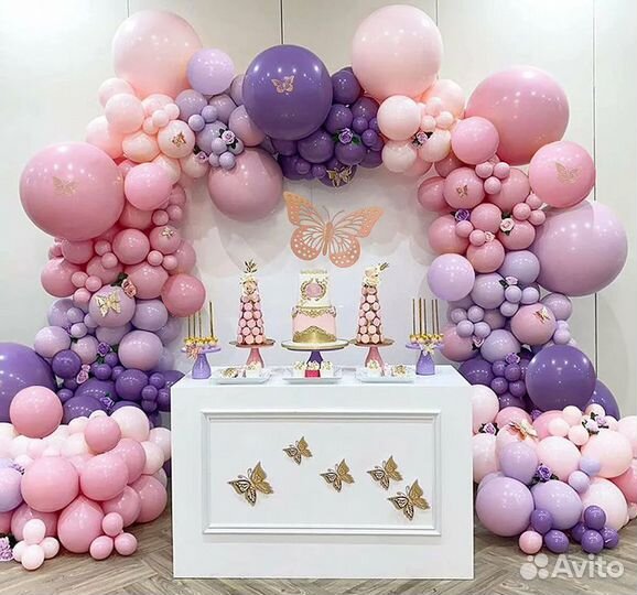 Украшение шарами на выпускной, день рождения и т.д