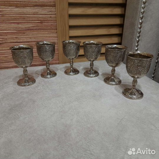 Рюмки серебрение