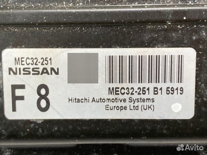 Блок управления двигателем Nissan Almera B10