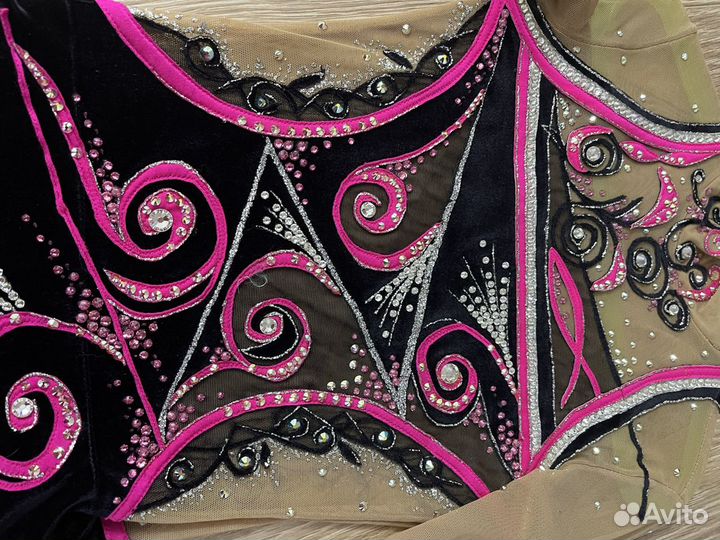 Платье для художественной гимнастики велюр дуга 55