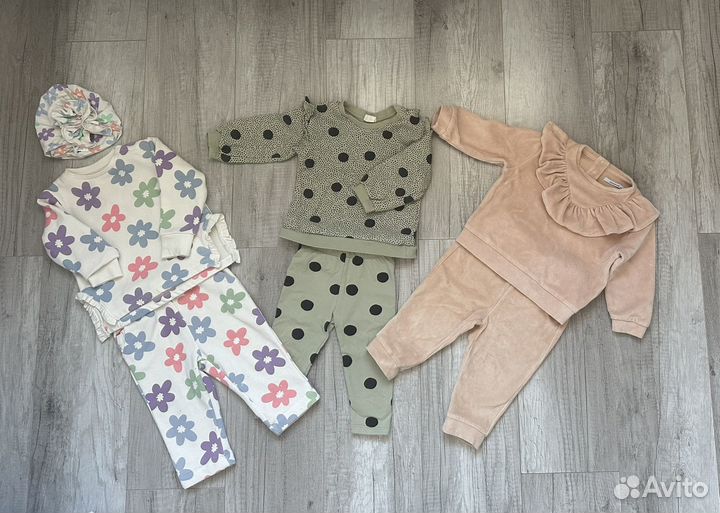 Детские вещи пакетом на девочку 80