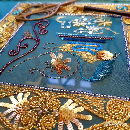 Люневильский крючок вышивка обучение в мастерской